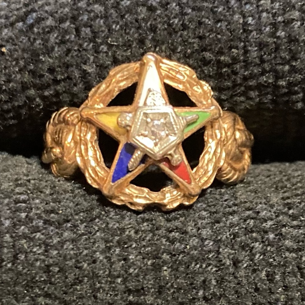 Vintage 10K OES ring